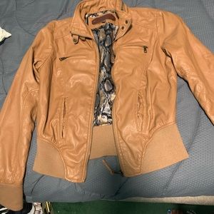 Brown leather Jacket